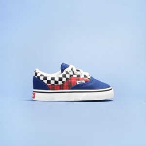 true blue checkered vans