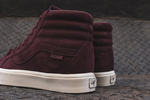 vans sk8 hi reissue burgundy