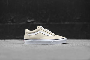 old skool vans birch true white