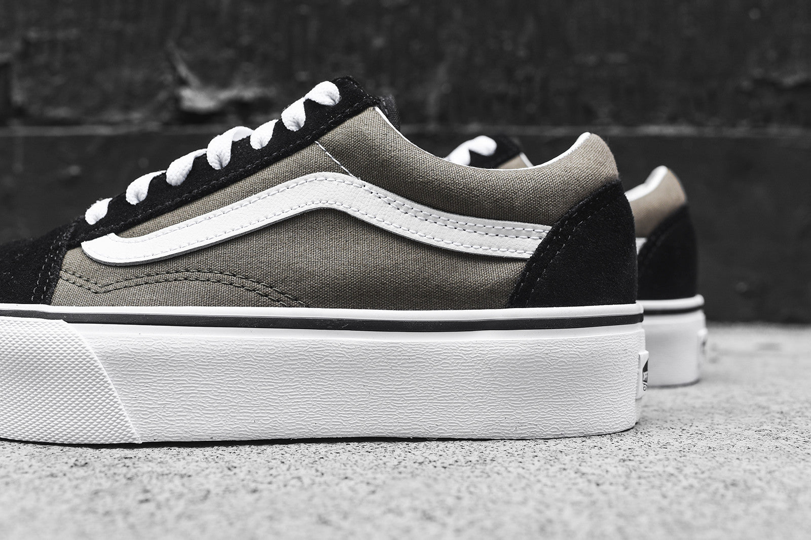 old skool vans platform