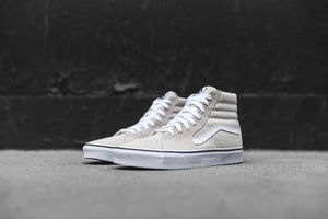 vans sk8 hi birch true white