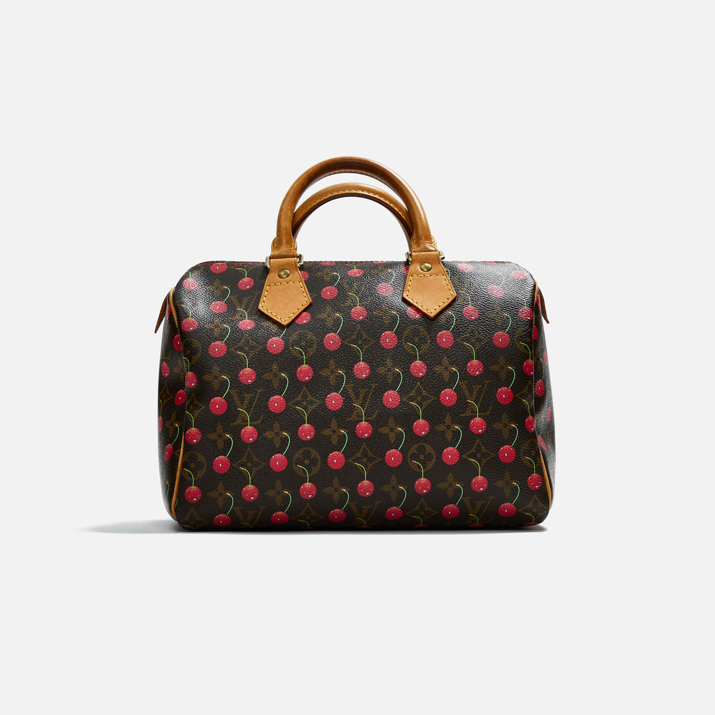 What Goes Around Comes Around Louis Vuitton Brown Murakami Cherry Pochette  V2 Bag