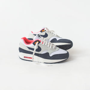 nike air max 1 pure platinum midnight navy racer pink