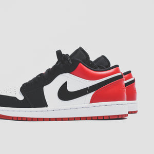 jordan 1 low white black gym red