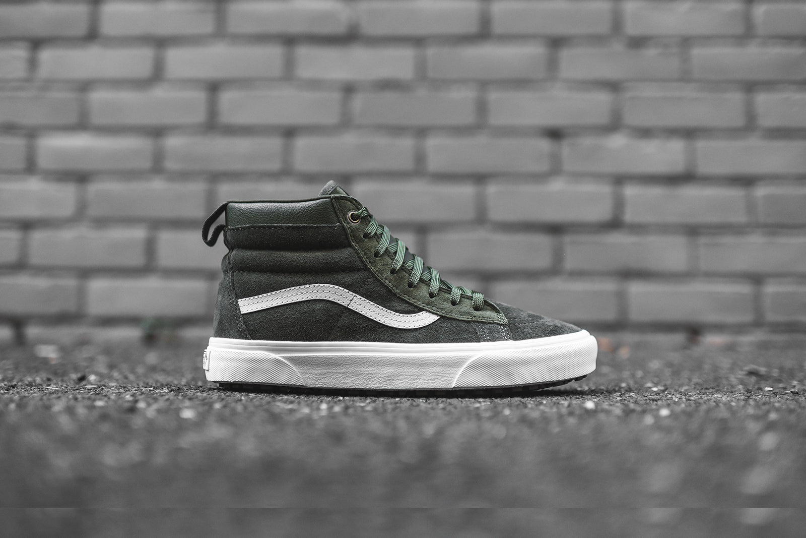 vans sk8 hi olive