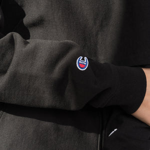 Kith x Champion Nia Cropped Hoodie - Black