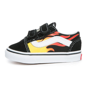 vans with flames for kids 