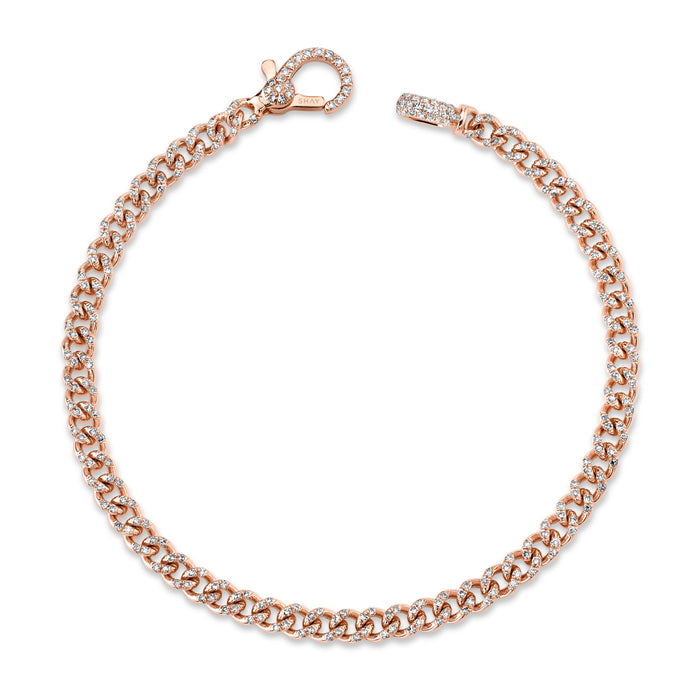 DIAMOND PAVE BABY LINK BRACELET – SHAY JEWELRY