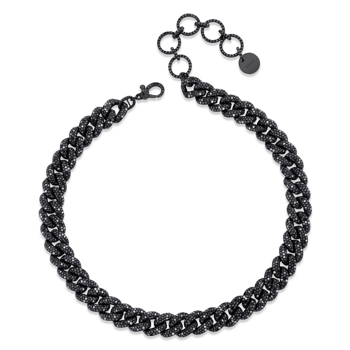 BLACK DIAMOND TWINKLE ESSENTIAL LINK CHOKER – SHAY JEWELRY