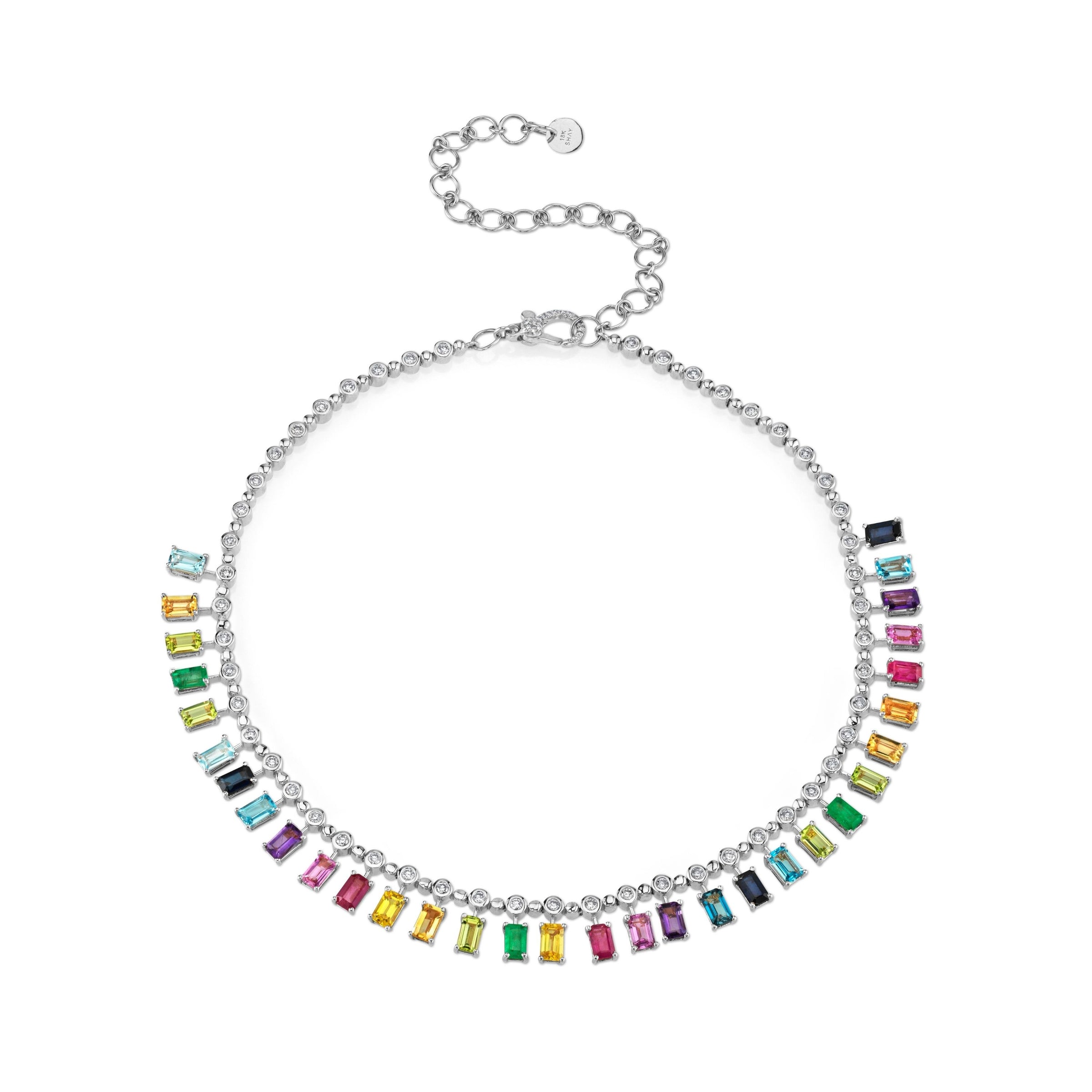 RAINBOW DOT-DASH CHOKER – SHAY JEWELRY