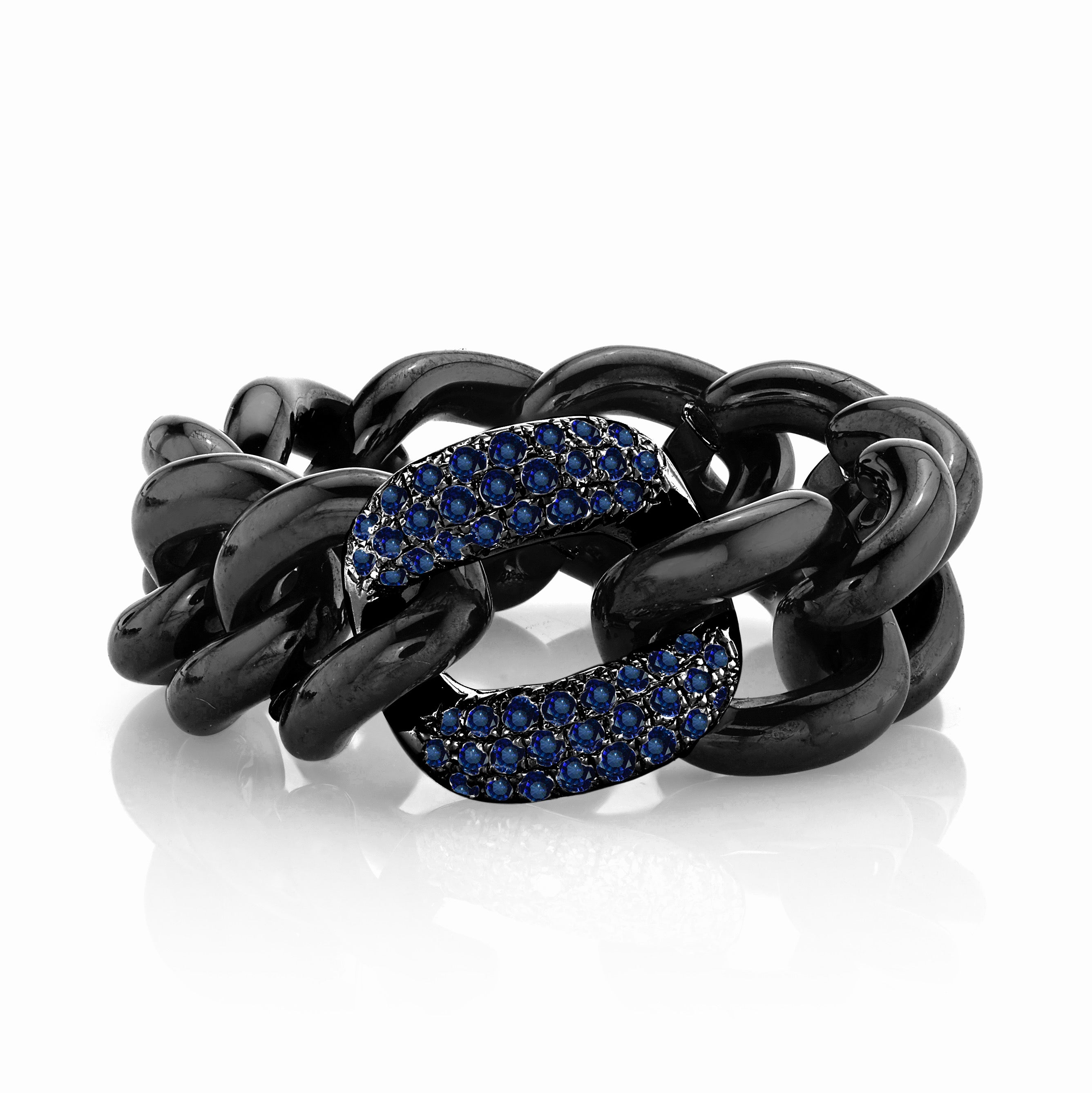 Double bracelet with Italian leather and 4mm Blue Sodalite stone – Gemini  Official