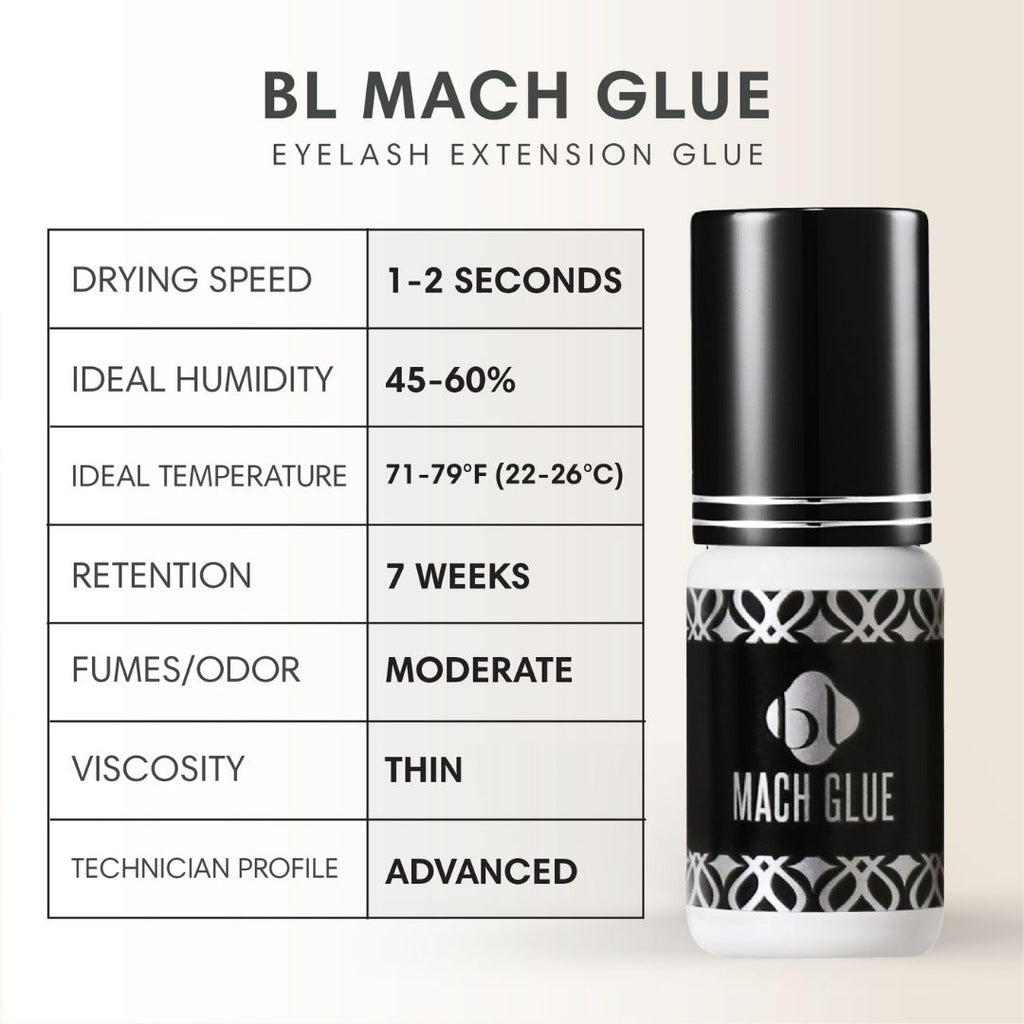 How to choose lash extension glue for mega volume lash