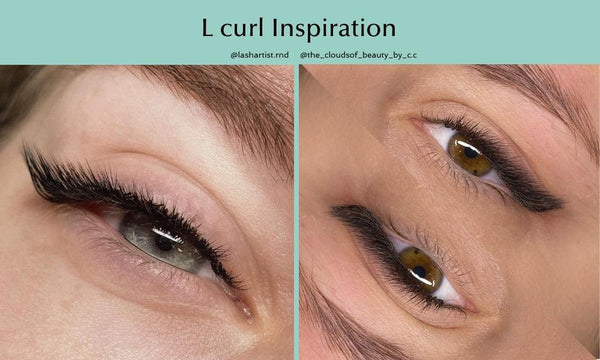 L & L+ curl eyelash extension inspirations & lash maps