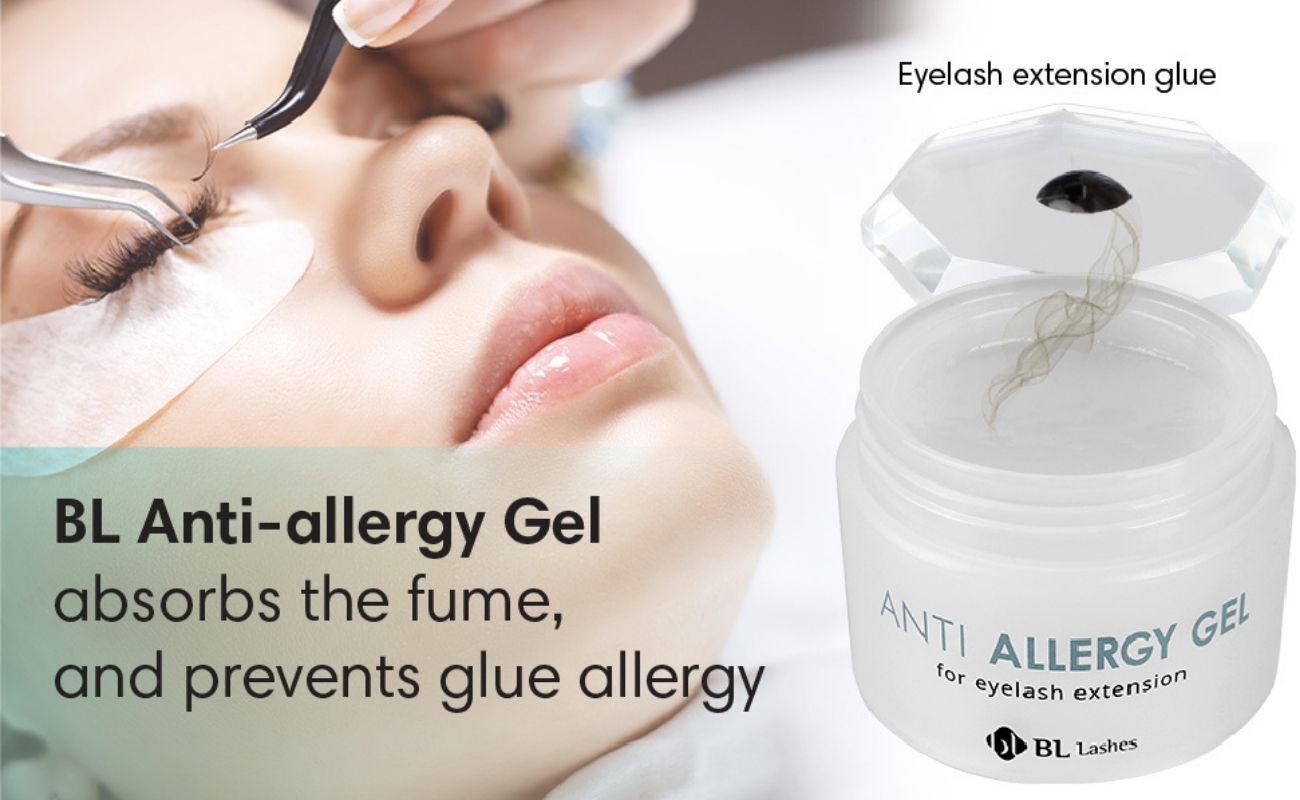 Prevent Lash Extension Glue Allergy with Anti allergy gel