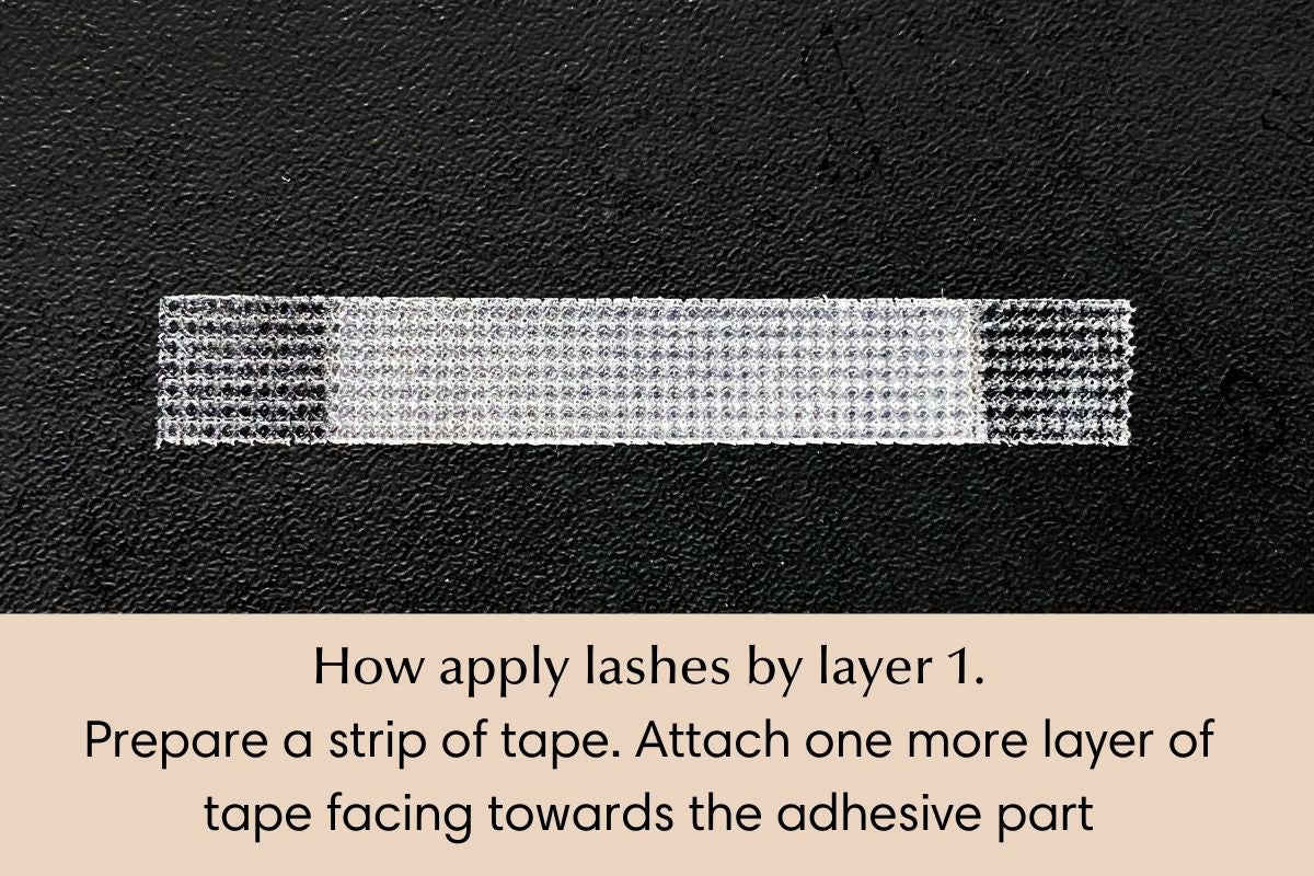 How to isolate and apply lash extensions by layer - 1