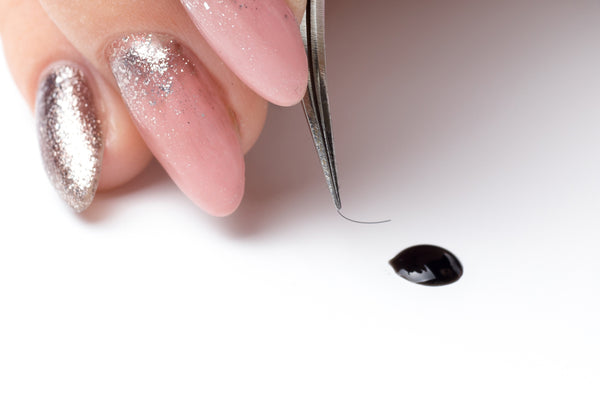 Cyanoacrylate in eyelash extension glue can be dangerous when applying eyelash extensions on yourself.