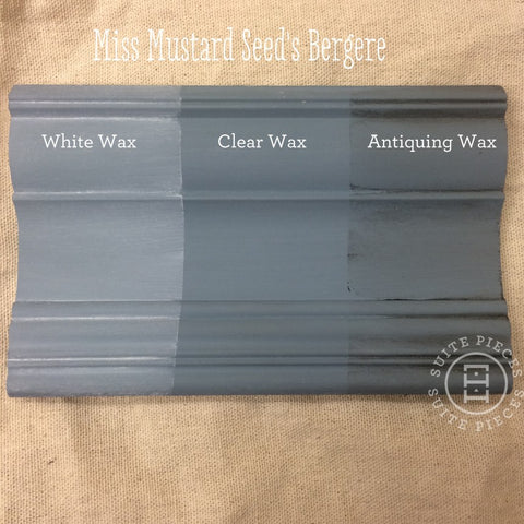 Miss Mustard Seed's Milk Paint With Antiquing Wax, White Wax and Clear -  SuitePieces