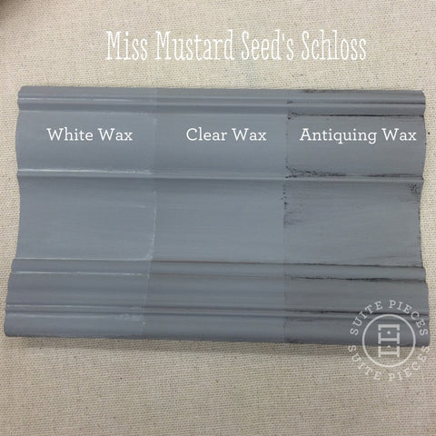 Miss Mustard Seed's Milk Paint With Antiquing Wax, White Wax and Clear -  SuitePieces
