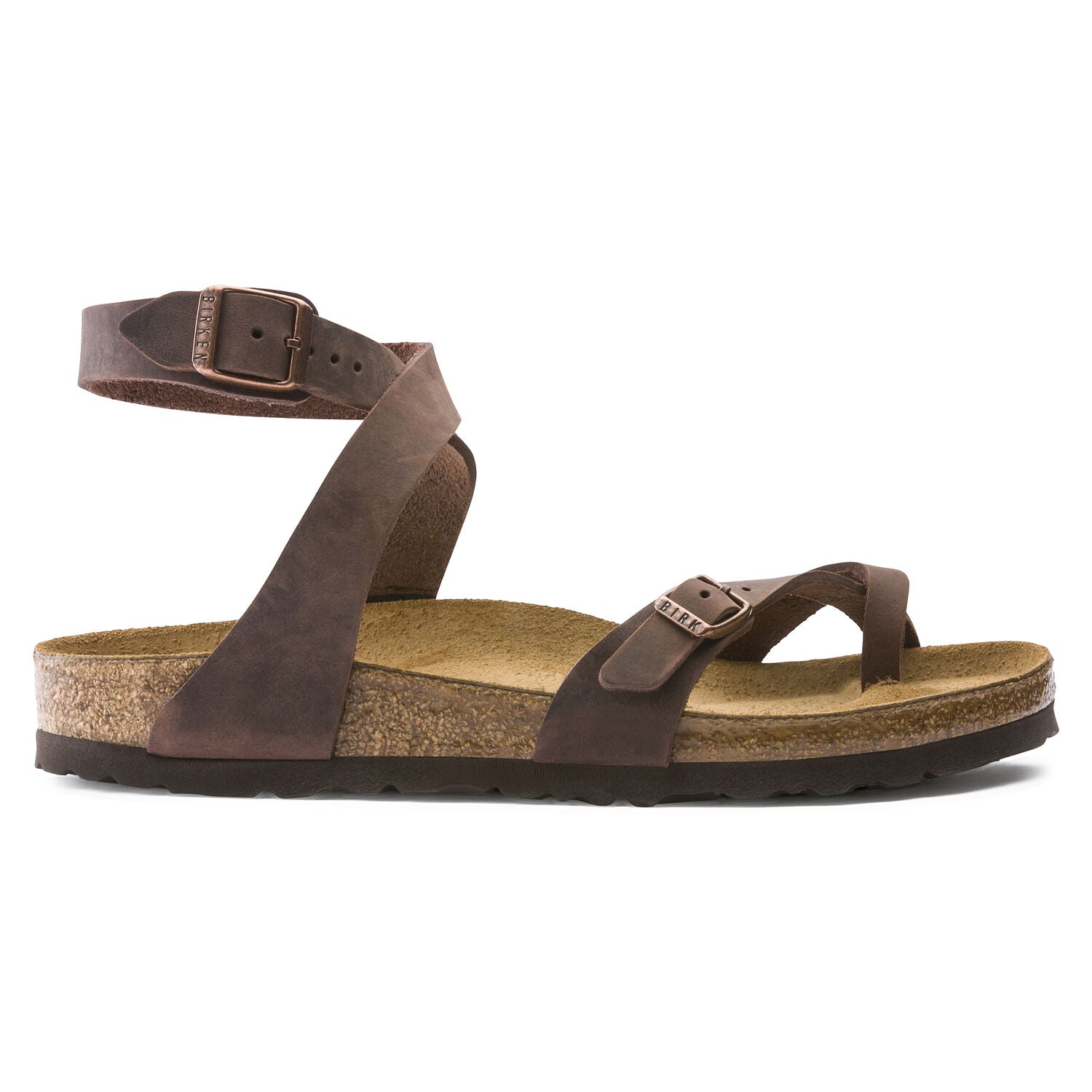 birkenstock yara oiled leather sandals