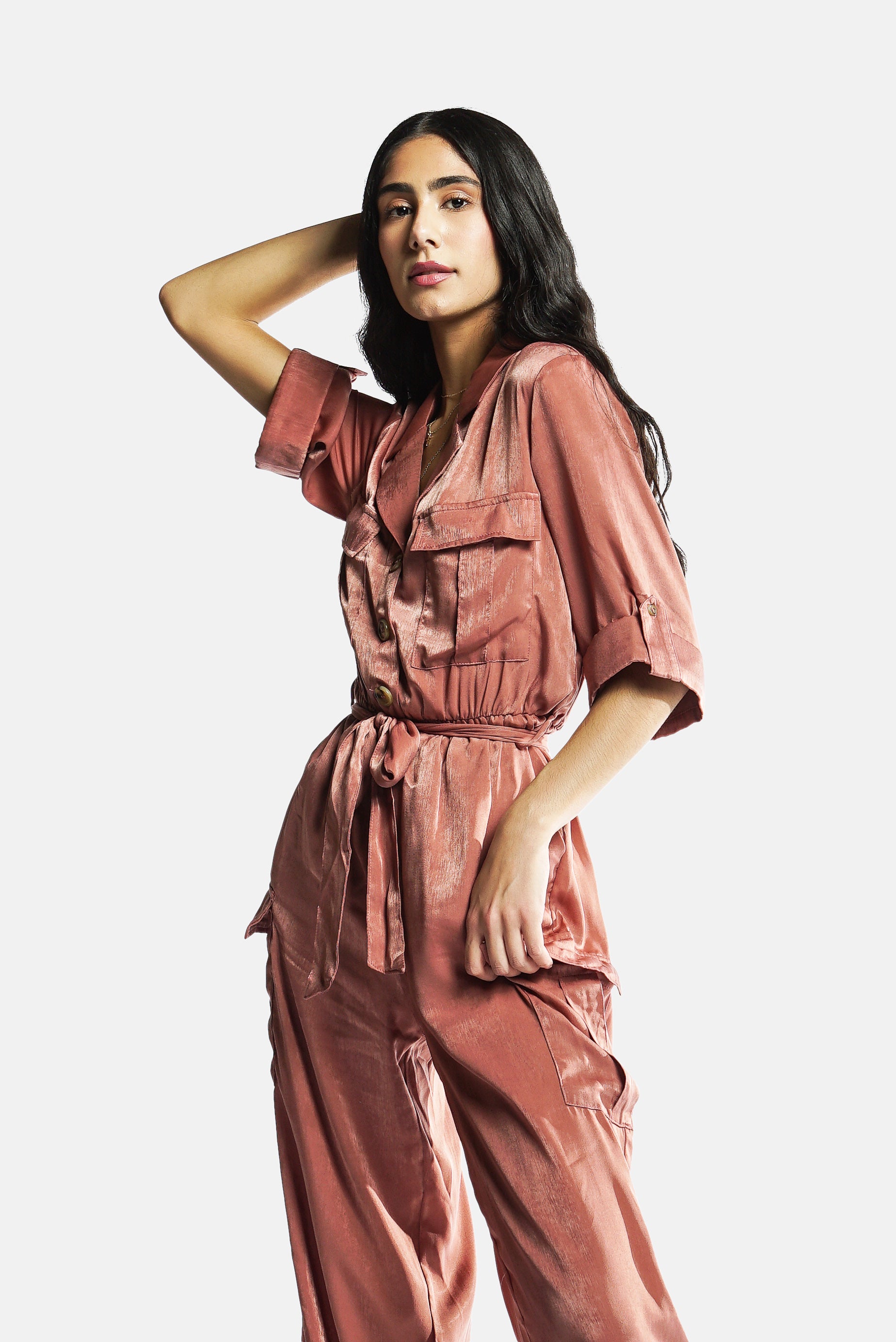 courtney tie jumpsuit