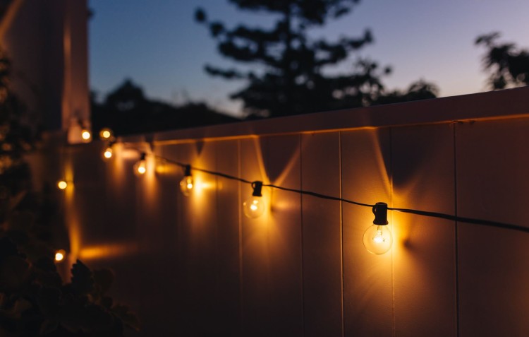 solar festoon lights