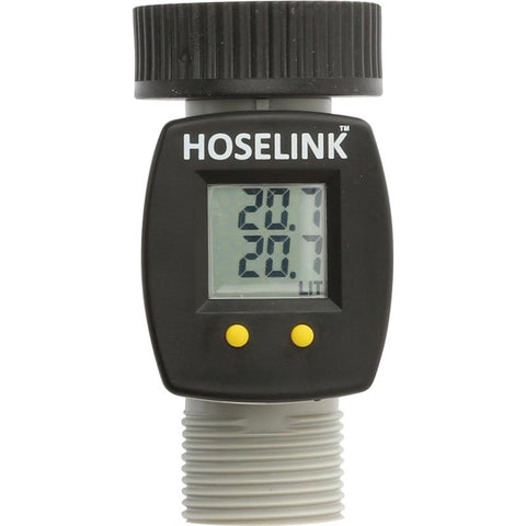 Flow Meter Gauge Measures Water Volume Used Hoselink