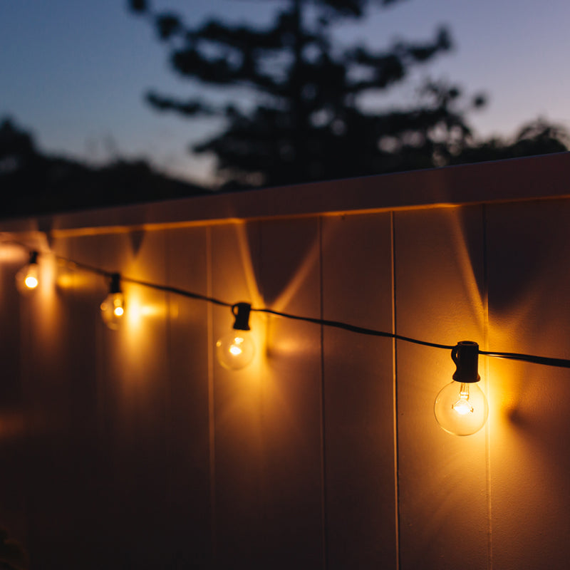 wired festoon lights