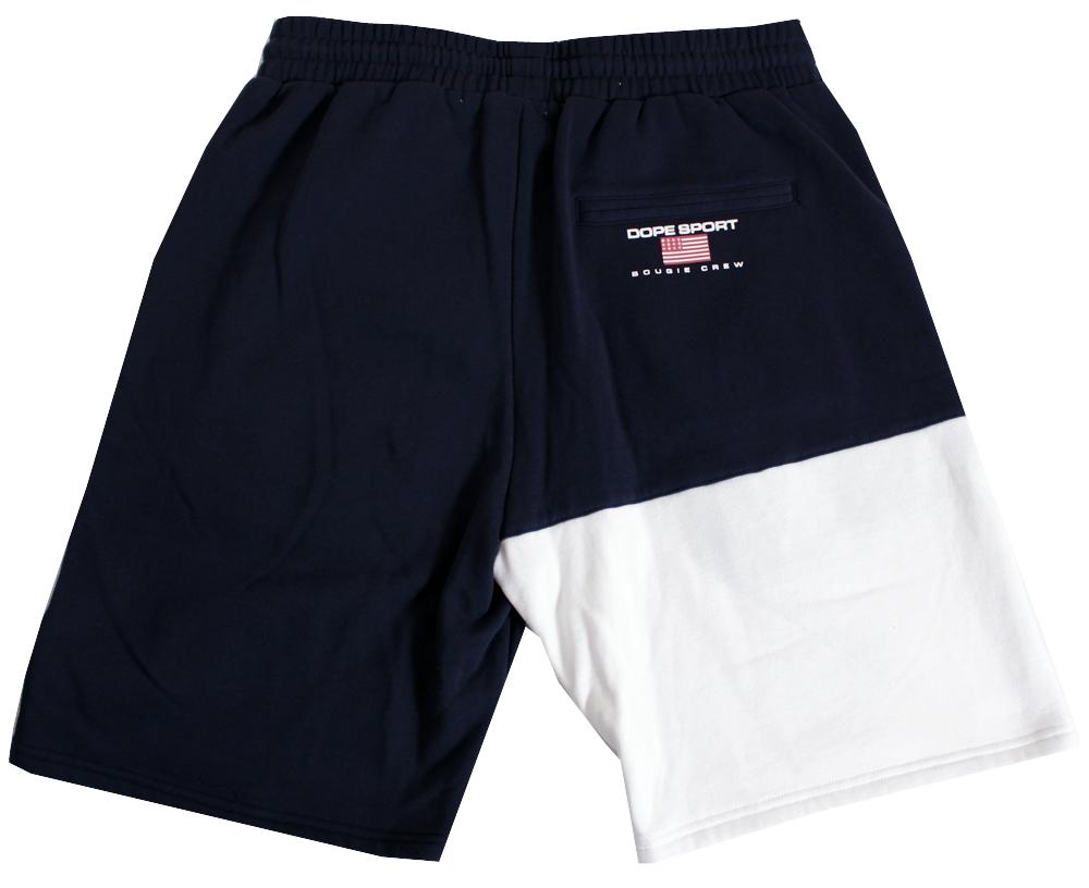 DOPE Sport Bouge Crew Shorts White/Navy
