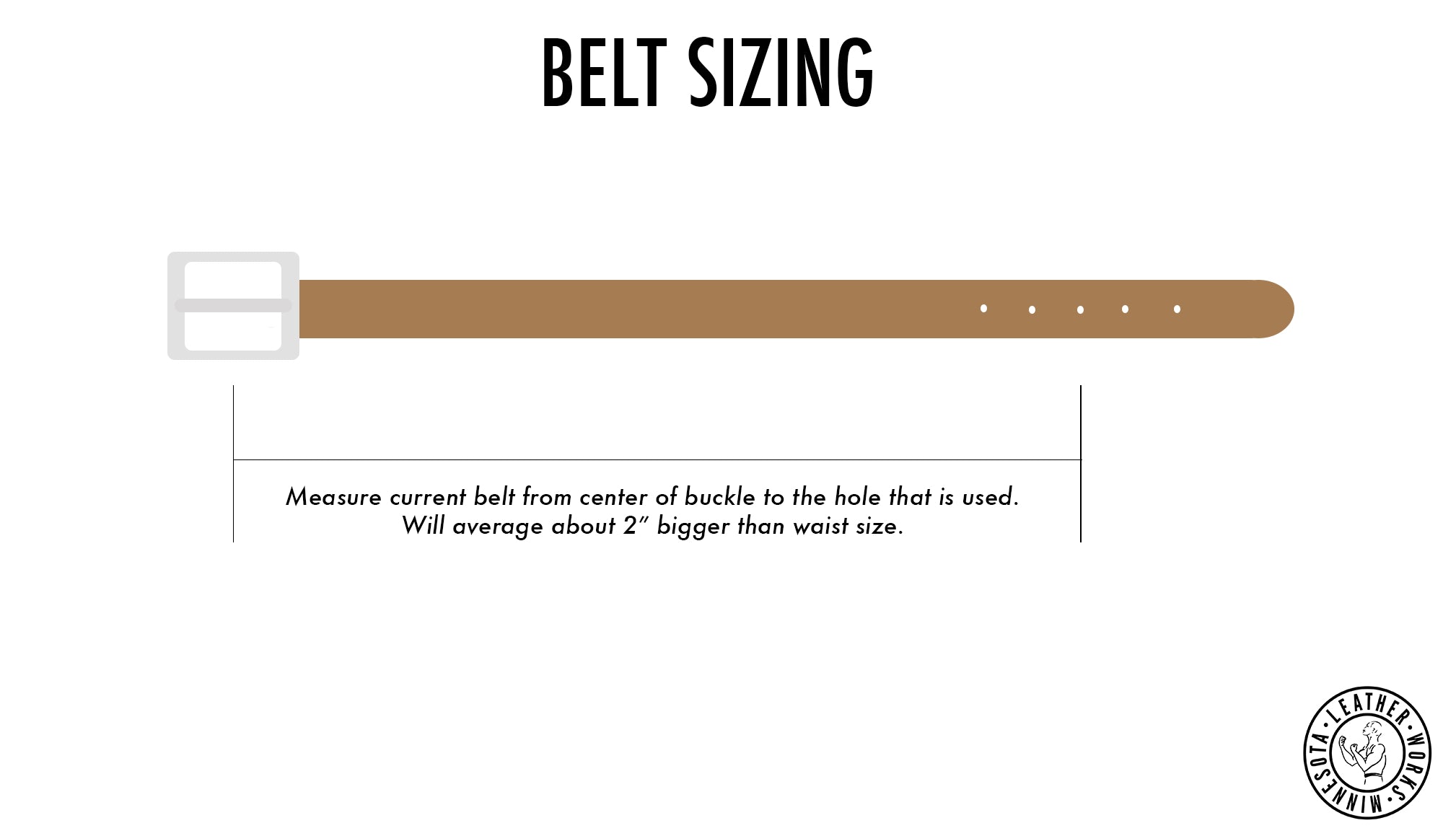 Belt Sizing Guide – Leather Works Minnesota