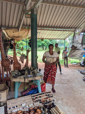 Seller at FEIMA market Maputo Mocambique