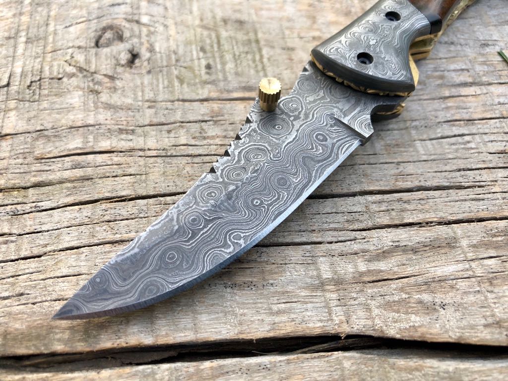 raindrop damascus knife