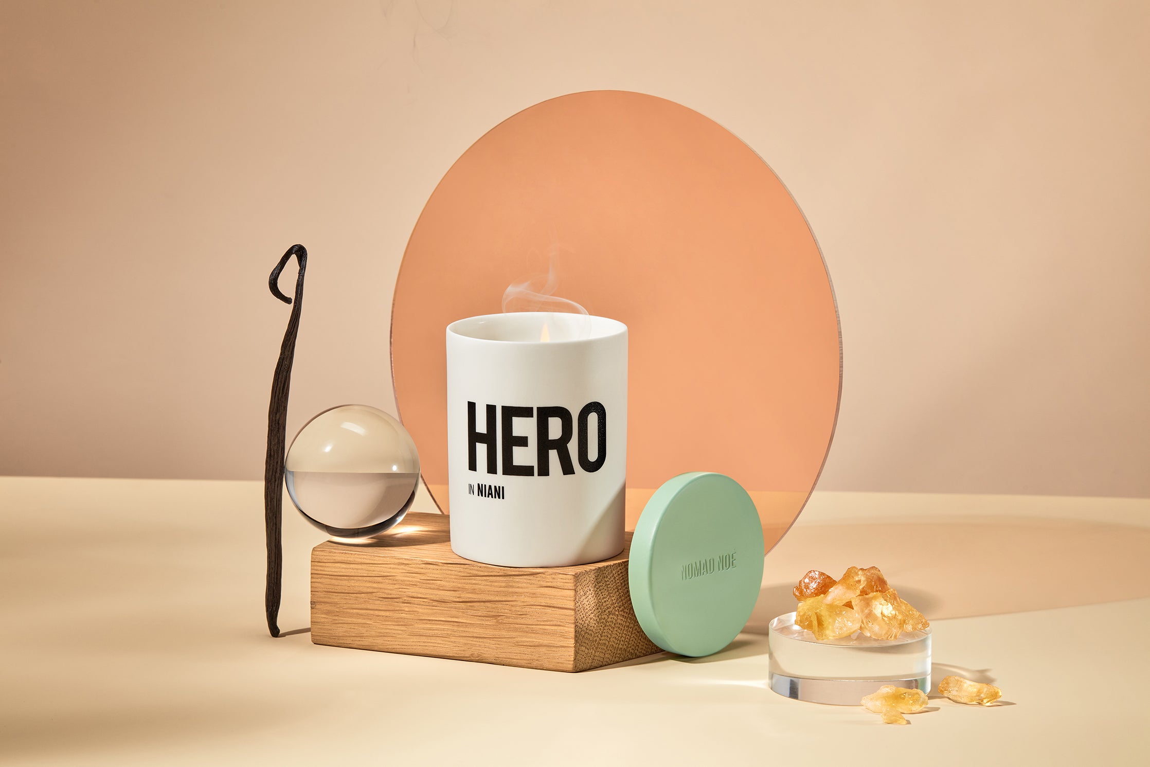 Hero scented candle