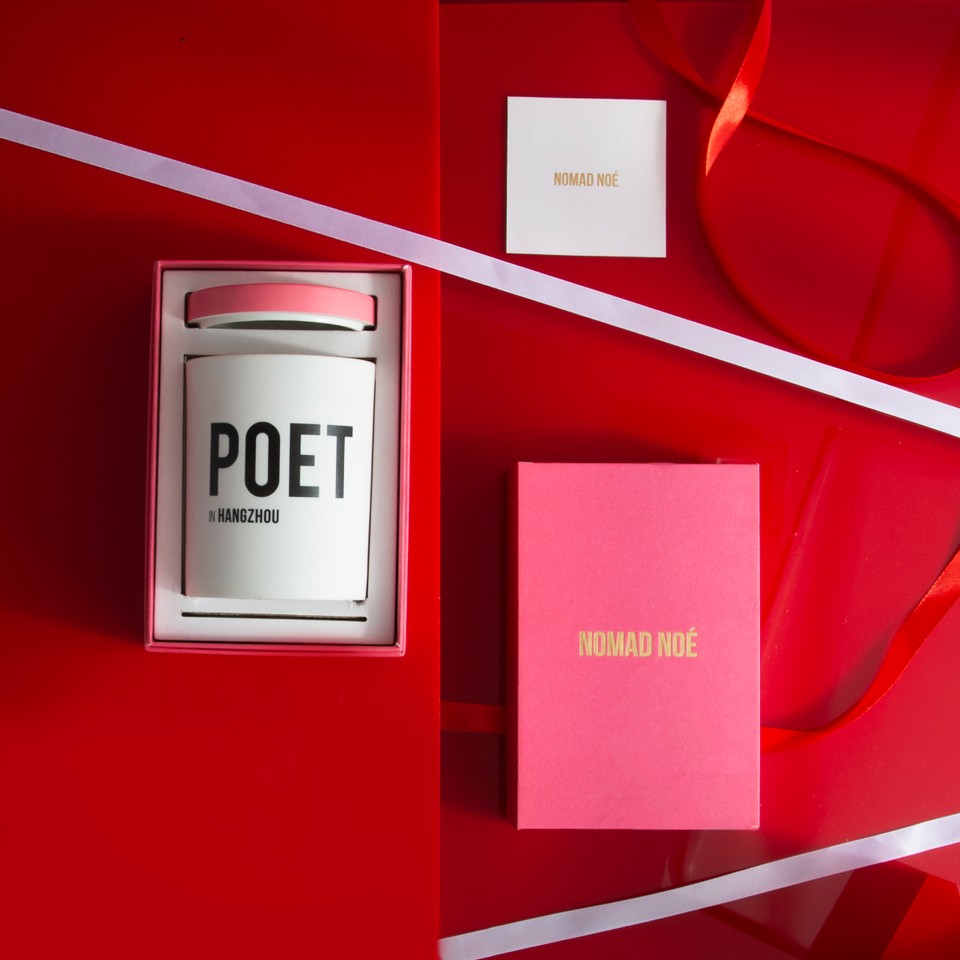 Poet candle gift