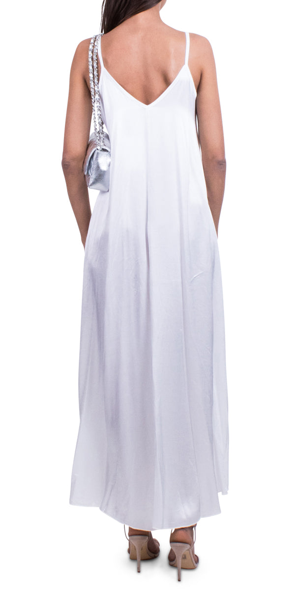 Baukjen Amalfi Print Sleeveless Maxi Dress, White, 6