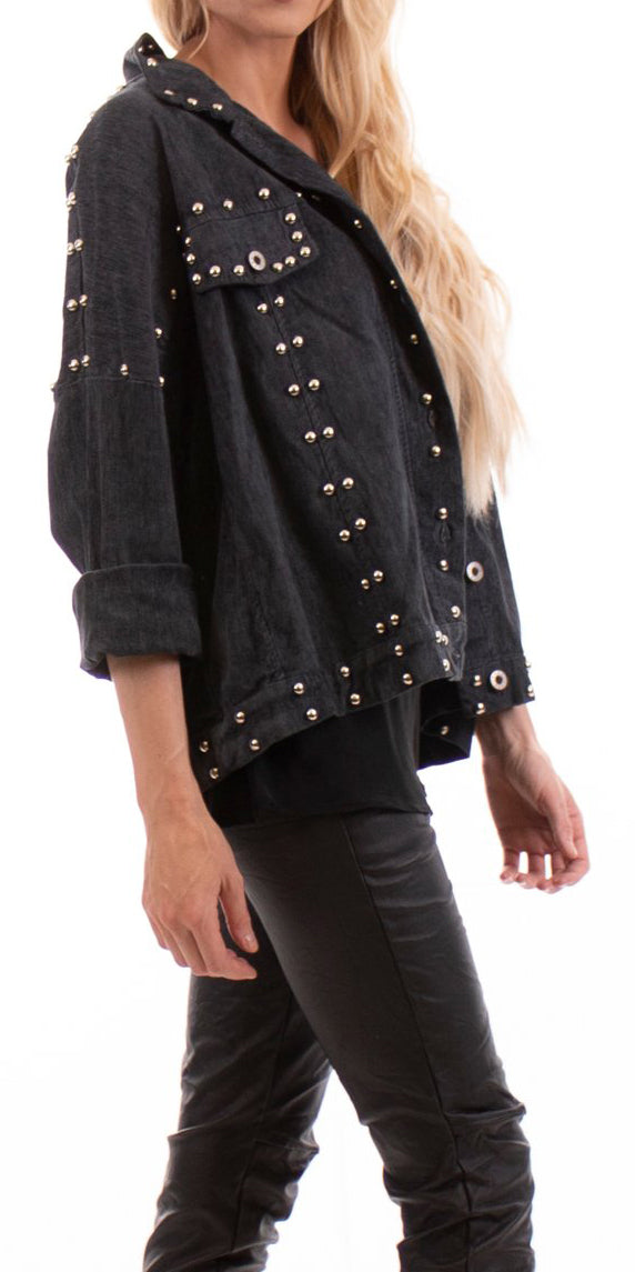 Stay Shining Sequin Sheer Hoodie (Black) · NanaMacs