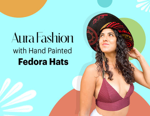 painted Fedora hats