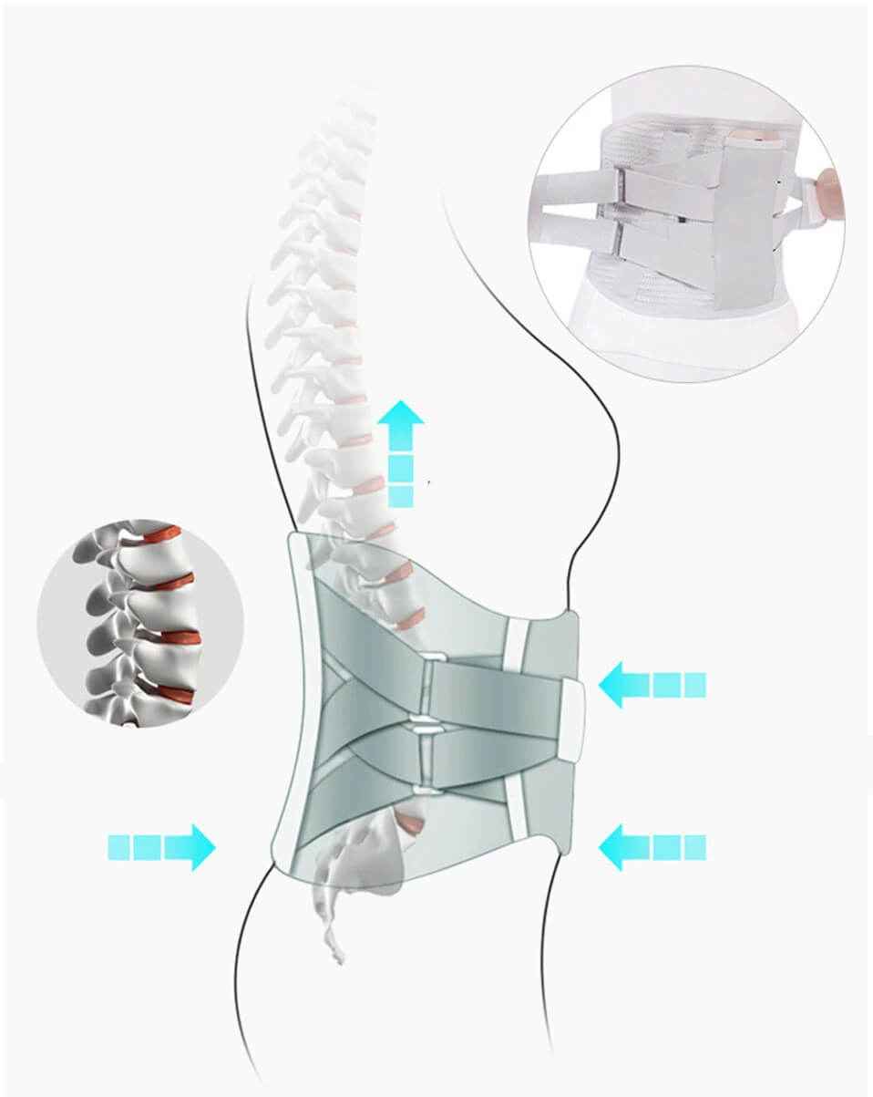 Lumbar-support-brace-supporting back