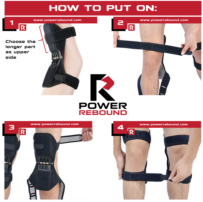 Power Rebound Knee Pads Instruction