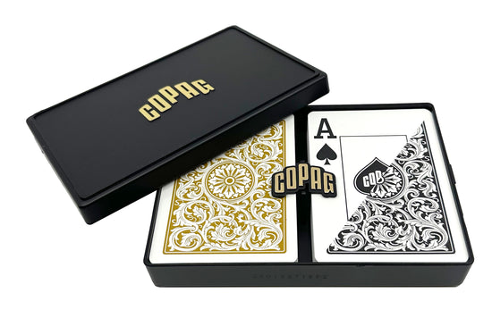 Waterproof Black Cards Playing Cards Poker Cards Cards Plastic Deck of  Cards Black Gold Color Magic Card 