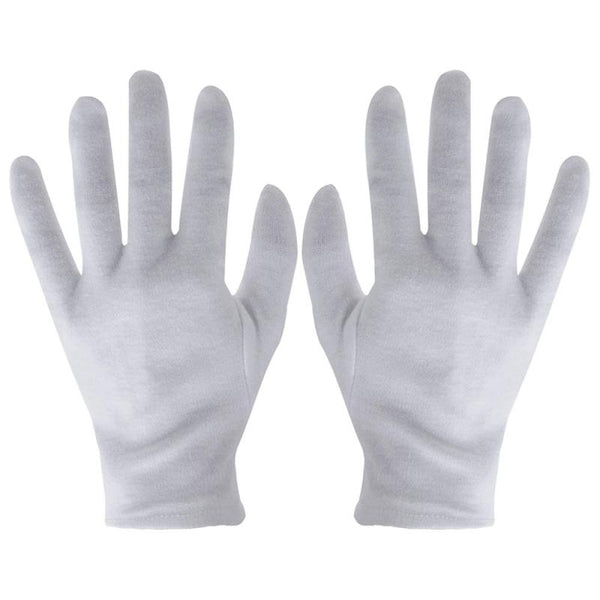 flesh coloured cotton gloves