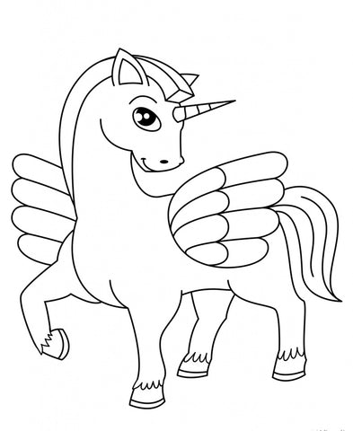 Coloriage Licorne Monde Licorne