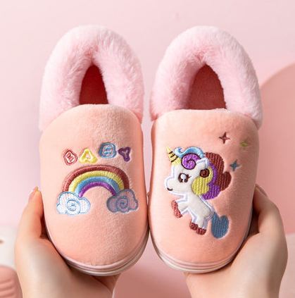 Chaussons antidérapants licorne bébé - DistriCenter