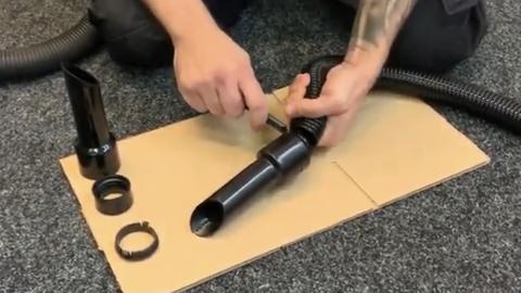 how to repair henry hoover hose cuff