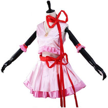 Shugo Chara! Amu Hinamori Amulet Heart Cosplay Costume Pink Dress Halloween Cosplay Outfit Nav Image 3