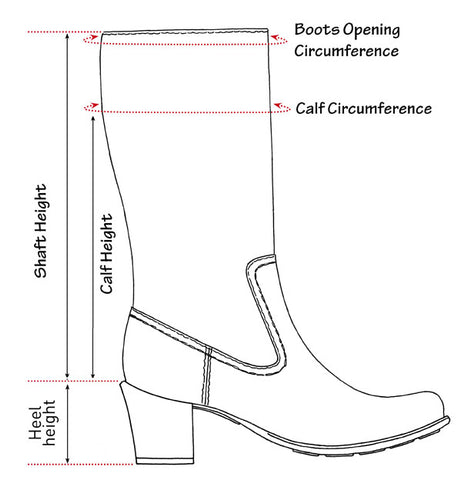Size Measure Guide For Cosplay Shoes/Boots – ProCosplayShop