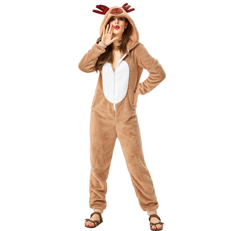 2019 New Adults Christmas Reindeer Costume Jumpsuit – ProCosplayShop