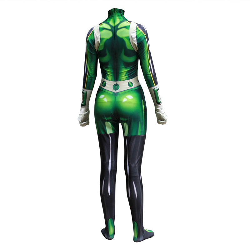 My Hero Academia Froppy Tsuyu Asui Fighting Suit Cosplay Costume Full Procosplayshop 8731