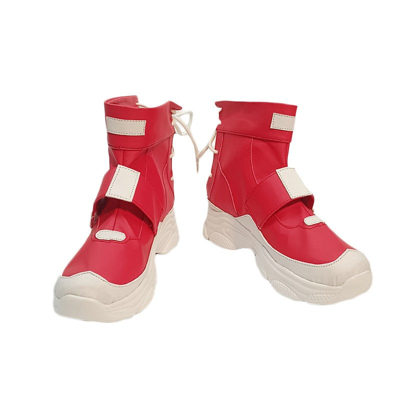 Overwatch 2 Kiriko Kamori Cosplay Shoes Halloween Cosplay Red Boots ...