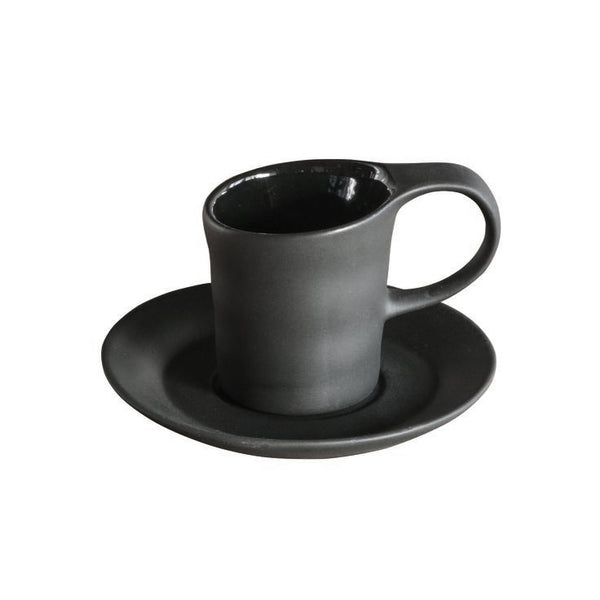 Black Bronx Set of 4 Stacking Espresso Mugs