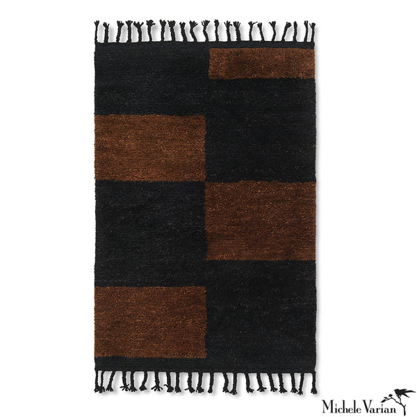 Eternal Oval Jute Rug Black– Michele Varian Shop